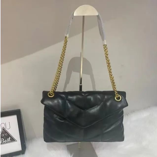 【A47】树林款女士包包 时尚百搭斜跨腋下包云朵包大容量女包 黑