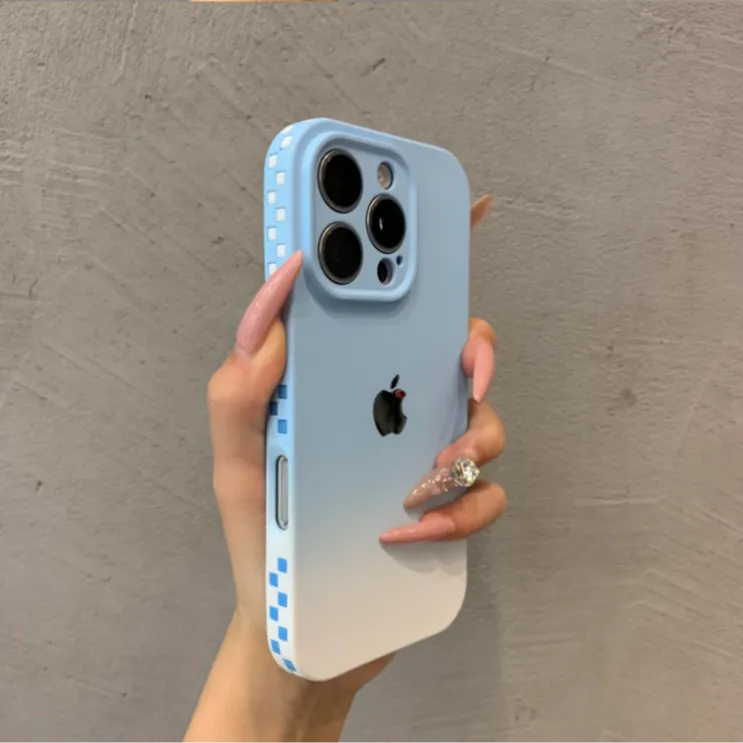 渐变色液态硅胶适用苹果17promax手机壳iPhone16防摔15软壳13个性