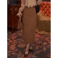 婉儿 25新款百搭时尚高腰显瘦半身裙#S14097