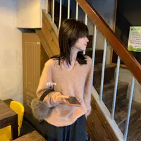 【芳龄F.LING】温柔底牌 气质简约保暖毛针织衫FL01478