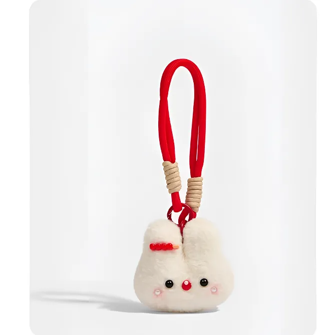 创意可爱卡通糖葫芦小萌兔钥匙扣包包挂件书包背包挂饰创意礼物