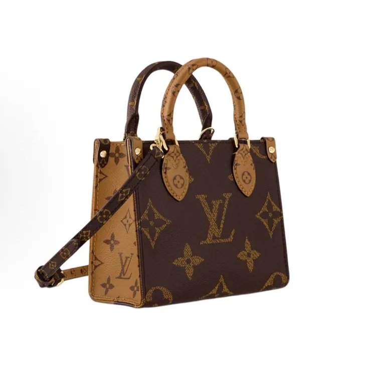 未使用 LouisVuitton/路易威登 BB丛林包 单肩斜挎手提包女棕色