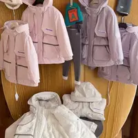 【橘子树】高定加厚加棉女童中长款派克服洋气休闲冲锋衣保暖外套