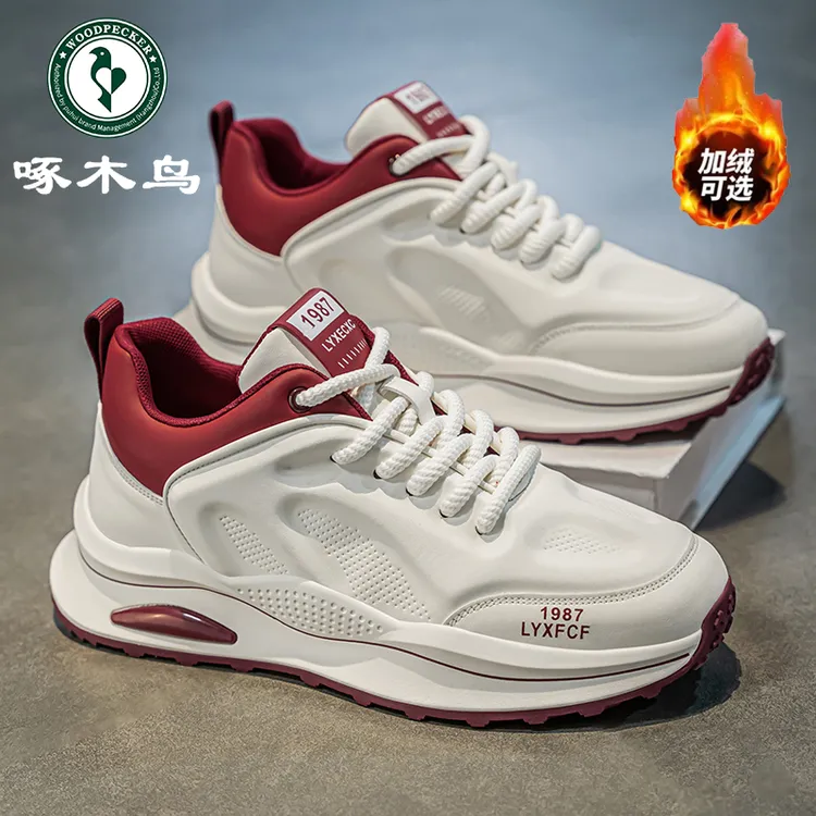 啄木鸟潮流男鞋秋季新款百搭干净感痞帅男鞋耐磨轻便高级感运动鞋