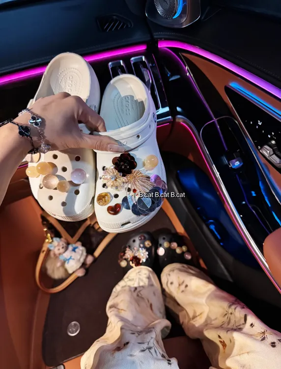 【多巴胺精灵】原创洞洞鞋花配件高级感装饰鞋扣 适配crocs