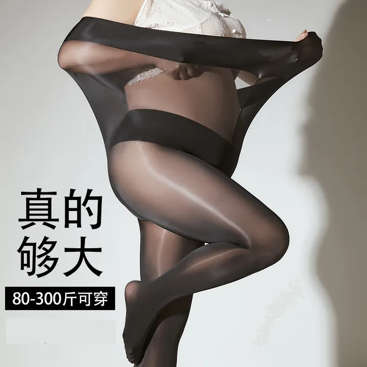 大码200斤丝滑马油连裤袜油亮女马油袜性感美腿丝袜薄款爆款912针