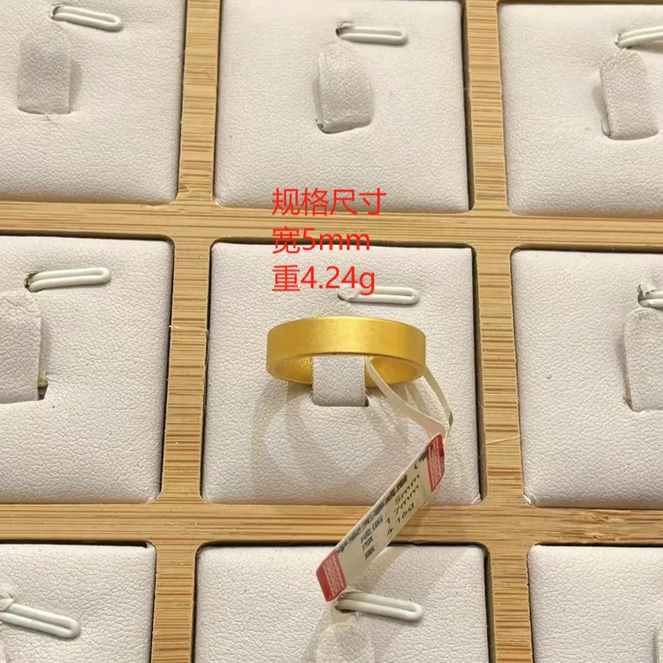 合金戒指 【5N平安无事戒指】手工时尚情侣结婚古法指环传承磨砂面