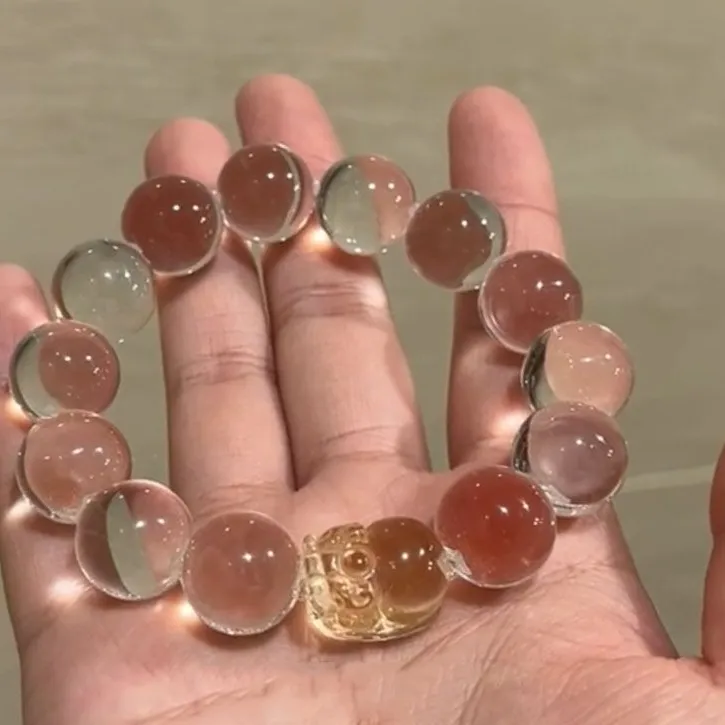 铜合金手链精致手工制作小众饰品手串高能量磁场首饰DIY女款