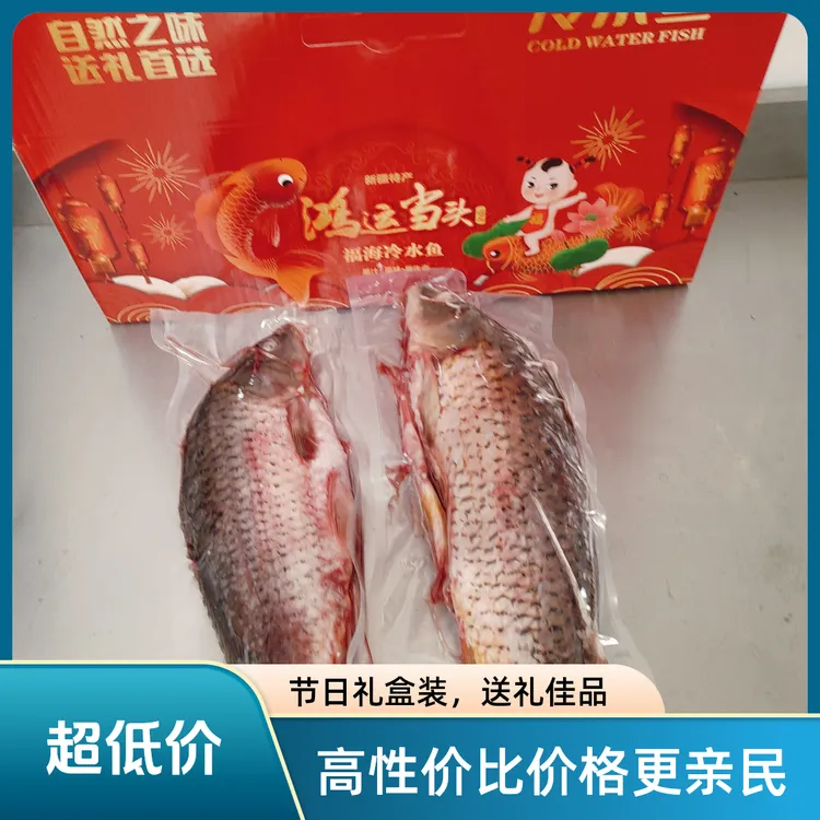 阿勒泰福海乌伦古湖冷水鱼 野生大鲤鱼（刮鳞去肚）