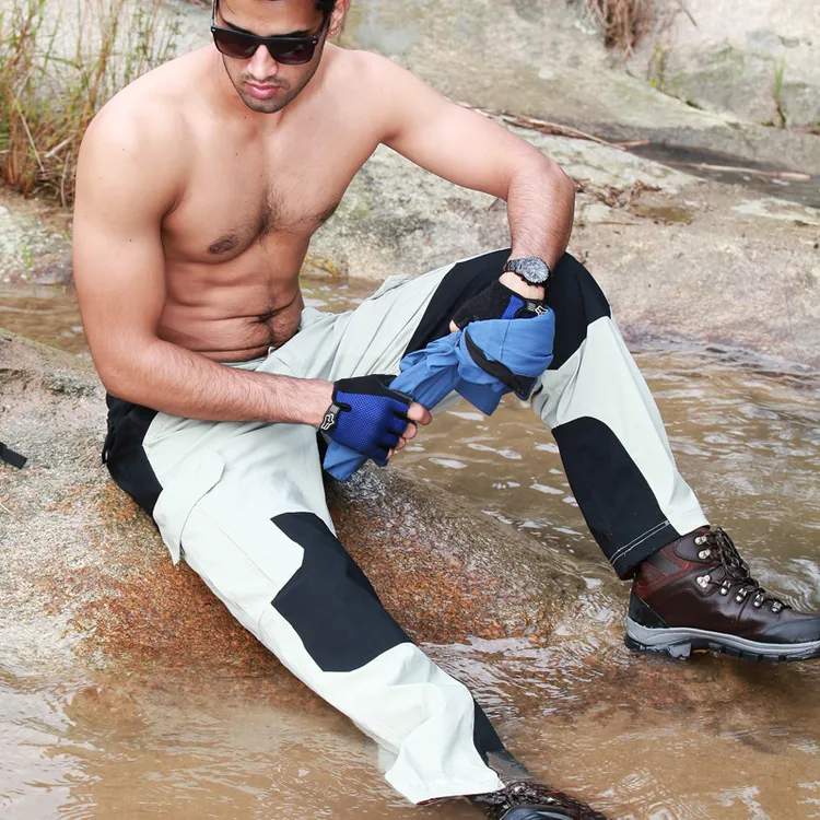 韩乐途户外速干裤男款弹力战术登山耐磨徒步防泼水钓鱼工装长裤子