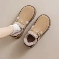  90476  冬季新款时尚保暖厚底雪地靴加绒