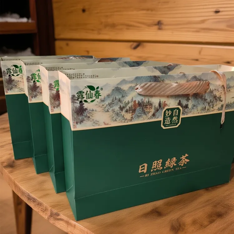 [露仙春]春节茶礼装，日照绿茶新茶春节礼盒高档礼品装板栗香