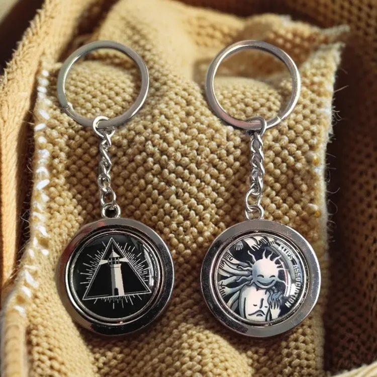 铁合金树脂吊坠 厄比斯双面守护旋转挂坠