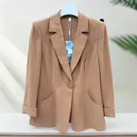 【A1038】2025女士通勤西装翻领时尚上衣小西服外套