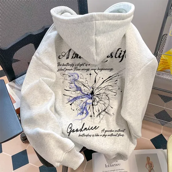 重磅500克纯棉连帽卫衣欧美痞帅加绒加厚学生宽松印花百搭vintage