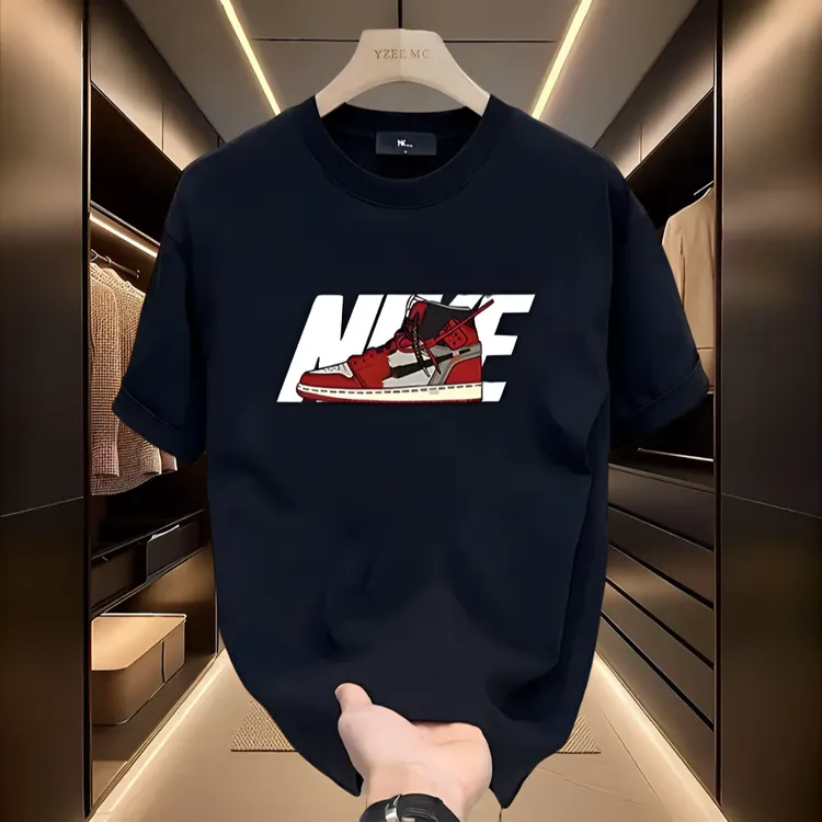 一折专区丨奥莱品质丨夏季冰丝短袖T恤宽松情侣上衣半袖潮流上衣