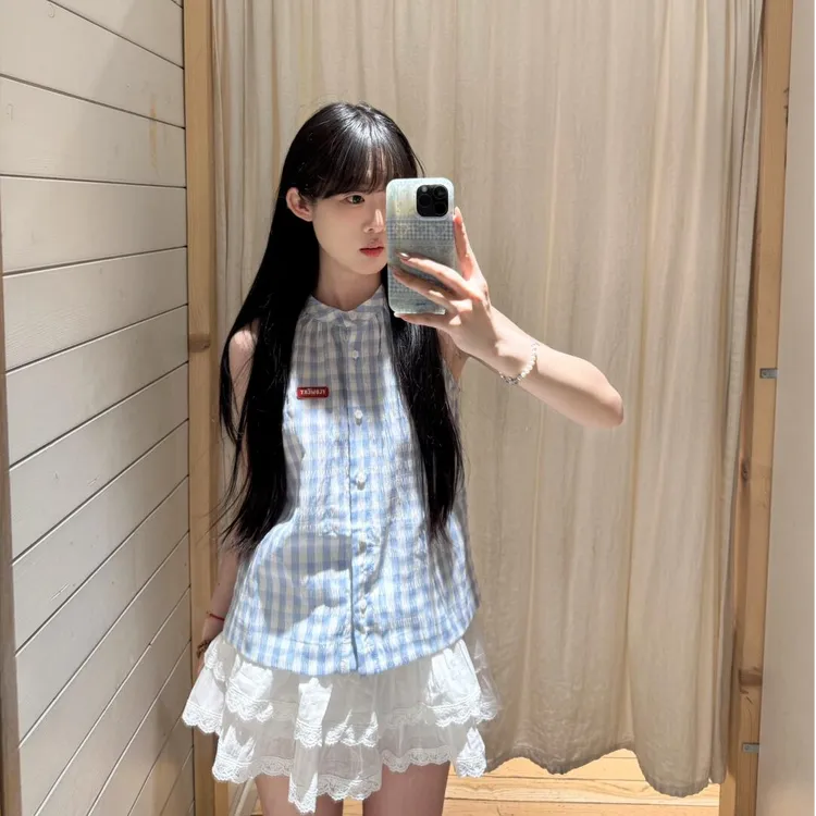 2025夏季新款网红洋气炸街高级感女装温柔上衣设计感时尚百搭裙子