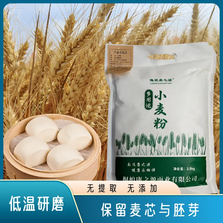 康之源新国标60面粉含麦芯胚芽无添加零提取营养全面好面粉