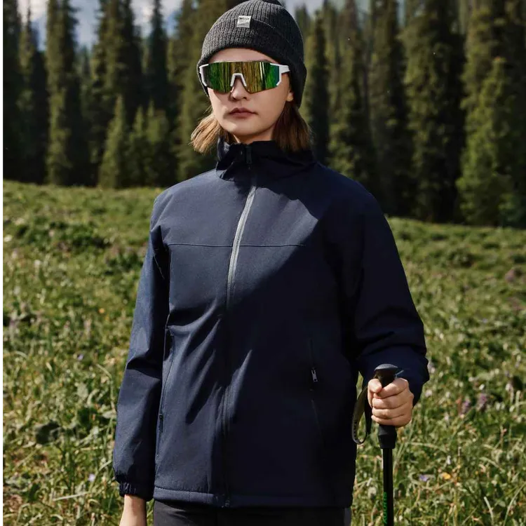 秋冬季加厚超柔加绒立领冲锋衣防风防水户外户外夹克男女款外套