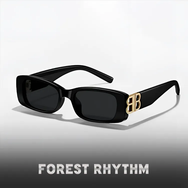 欧美时尚太阳镜女士个性潮流遮阳墨镜必备防紫外线网红百搭黑色