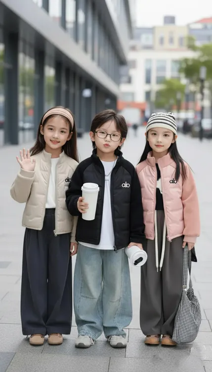 【冠军推荐】儿童夹棉外套奥粒绒棉服男女同款内穿双穿校服神器保暖