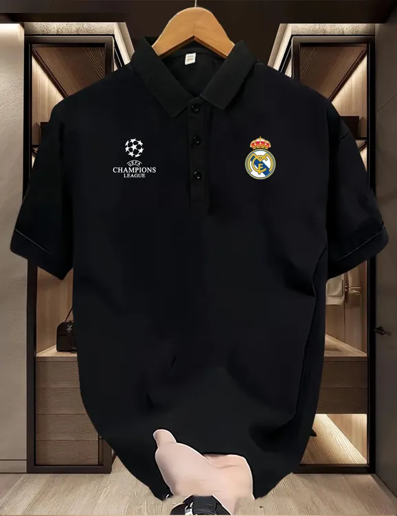 FIFA欧冠足球POLO衫运动休闲短袖翻领经典款