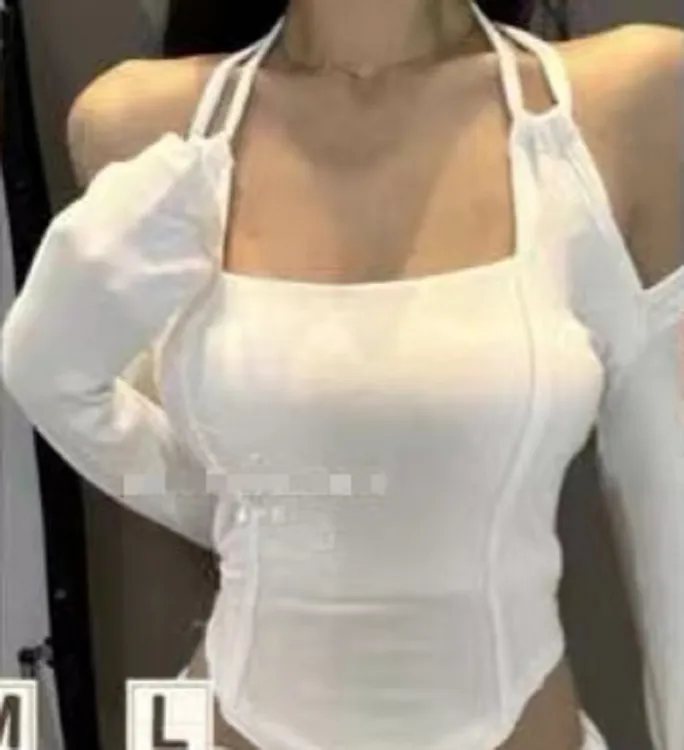 欧街-吊带纯色打底上衣11174