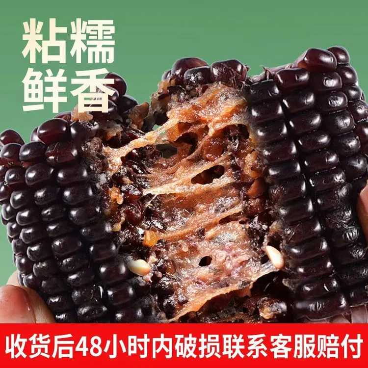 问君【新鲜糯玉米】正宗黑糯玉米粗粮减主食脂真空包装可试吃