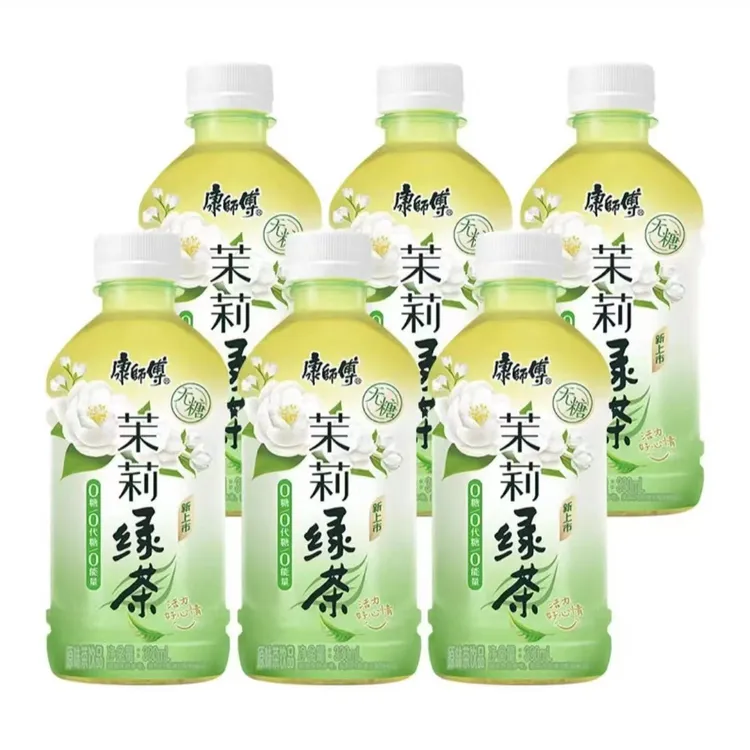 康师傅 康师傅无糖茉莉绿茶330ml瓶装 解腻健康夏季小瓶装饮料