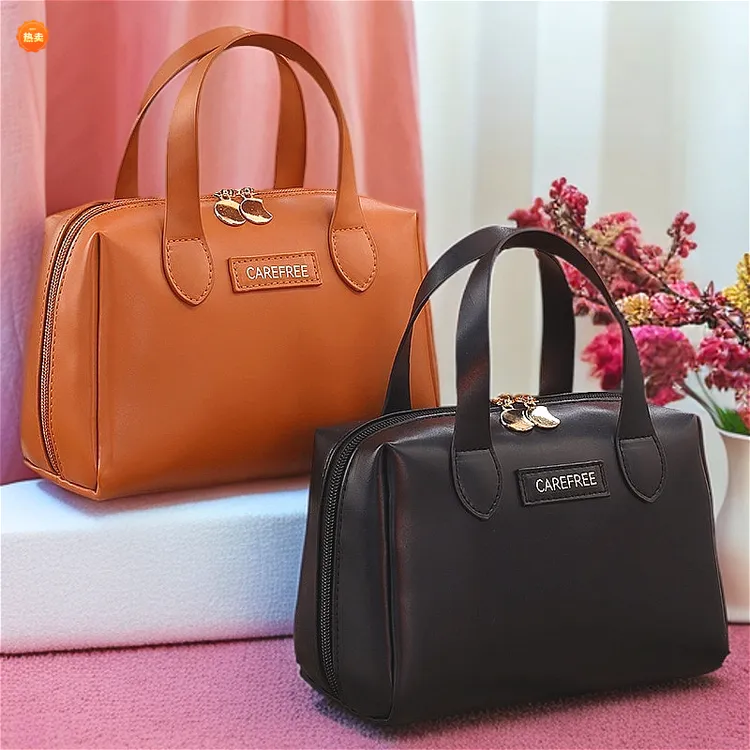 美拉德化妆品包女士手提分区收纳大容量2025新款网红护肤品收纳包