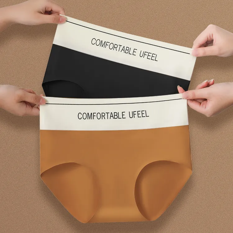 Ufeel-K中高腰内裤女收腹提臀性感短裤强力双层裆三角无痕8667