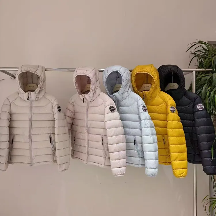 【现货】可溯源新国标90白鸭绒羽绒服排骨女连帽轻薄外套ccc