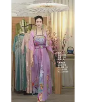 羽唐名2025夏季新款中国风飘逸日常长款连衣裙1586
