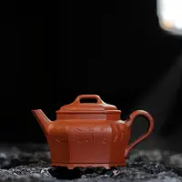 六方风雅 小红泥 全手工制作  200毫升