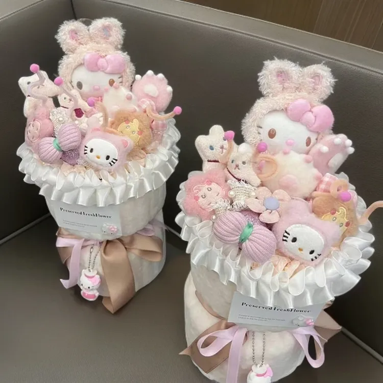 生日礼物女生hellokitty玩偶花束哈喽kt送女友闺蜜儿童可爱玩偶花