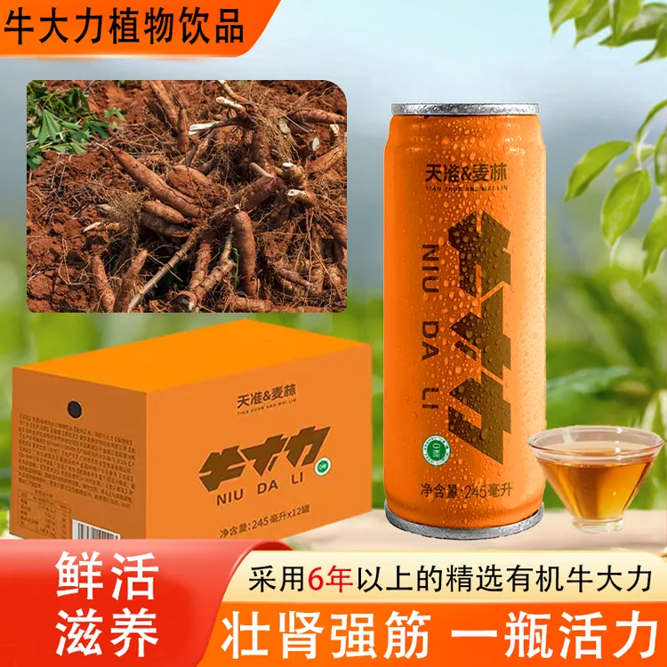 肇庆封开有机牛大力植物饮品0糖饮料无添加0防腐剂饮料牛大力饮料