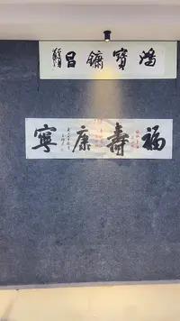 书法行书书法 福寿康宁