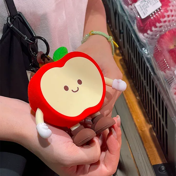 耳机包挂件便携迷你收纳包创意苹果钥匙零钱口红收纳包硅胶包挂件