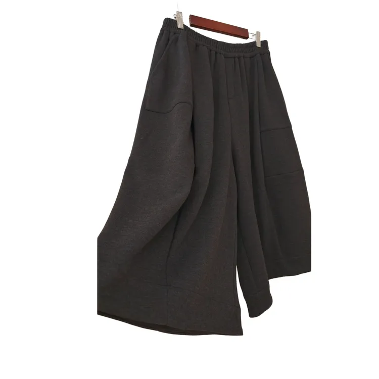 BA-2563裙裤 花苞裤裙松紧秋冬款休闲裤 八分裤 宽松文艺裤