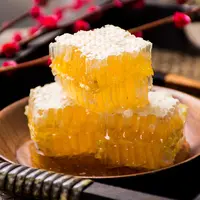 蜂巢蜜盒装500g百花蜂巢嚼着吃的天然蜂窝
