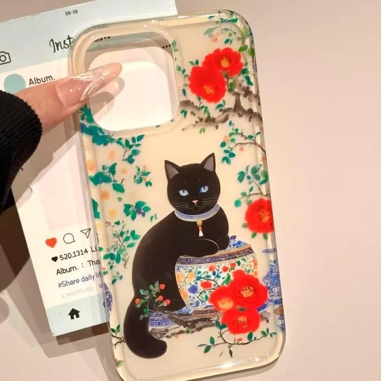 适用苹果15手机壳12/13/14ProMax卡通iPhone16/INS风15Plus网红xr