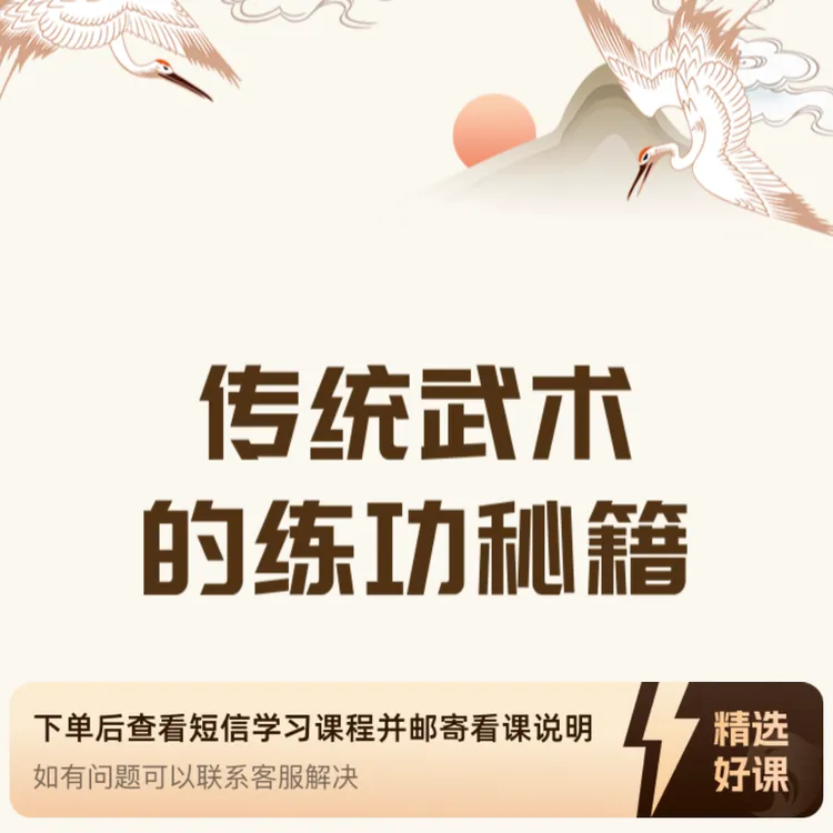传统武术的练功秘籍（留意短信解锁课程）