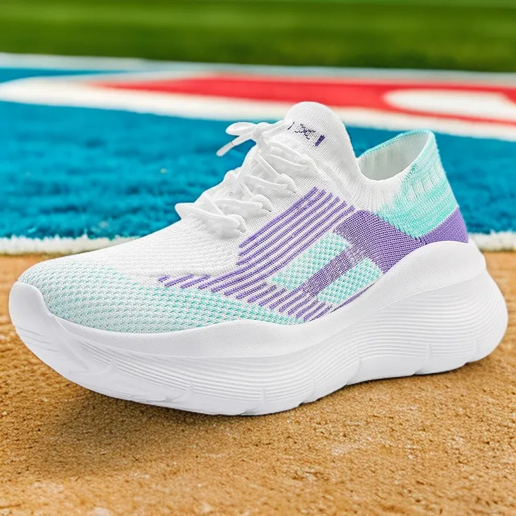 情侣运动袜子鞋男女同款休闲鞋2025夏季新款运动鞋跑步网面