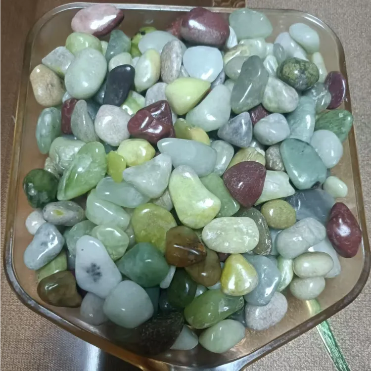 鱼缸造景石一到二厘米花盆铺面庭园造景拍二斤半送二斤半到手五斤