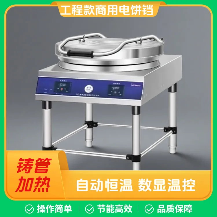 商用电饼铛机大直径上下双层铸管加热酱香饼千层饼烙饼锅烤饼机