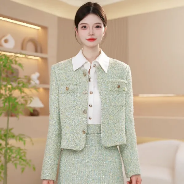 新款显瘦爆款女装宽松气质时尚减龄优雅修身两件套M-3XL