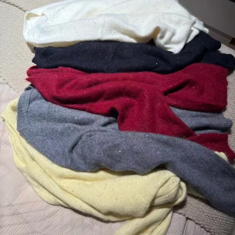 YX八MY20251111新款亮片毛衣时尚百搭长袖