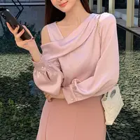 新款9854设计感法式百搭宽松减龄时尚休闲衬衫上衣