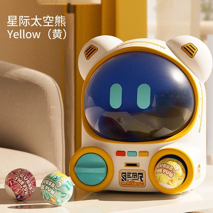费乐儿童星际太空熊扭蛋机趣味盲盒抓娃娃机男女孩子生日礼物玩具