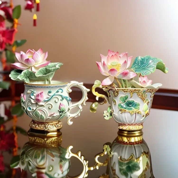 特价款北京天坛荷花金属冰箱贴旅游纪念品景点创意珐琅文创冰箱贴